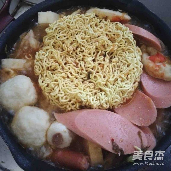 Lazy Version. Army Hot Pot recipe