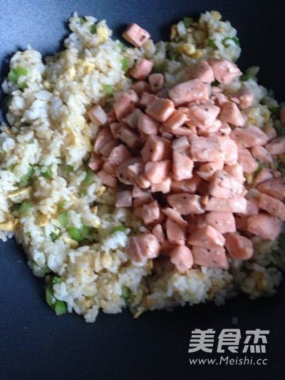 Salmon Fried Rice recipe