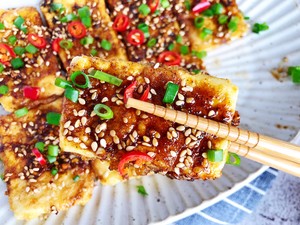 Spicy and Crispy Tofu, No Oven Needed, Tender and Spicy on The Outside recipe