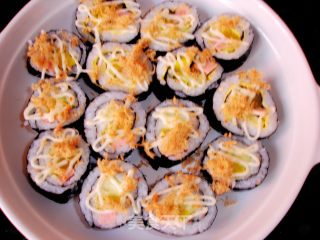 Changeable Egg Roll Sushi recipe