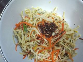 Dried Tofu with Bean Sprouts recipe