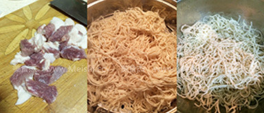 Lentil Braised Noodles recipe