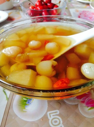 Longan Apple Sweet Soup