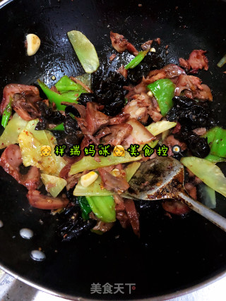 👩‍🍳cooking with Fairy Grass🍳cooking👩‍🍳: 👧 Auspicious Mommy👩 Food Control🍳 of Green Bamboo Shoot Pig Face recipe