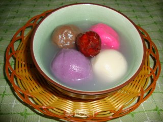 Four Happy Lantern Festival ___four Color Tangyuan recipe