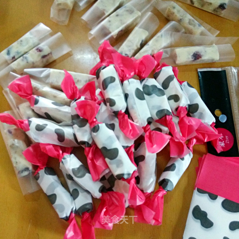 Walnut Cranberry Nougat recipe