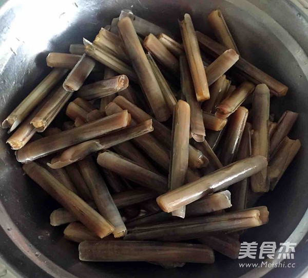 Spicy Fried Razor Clam recipe