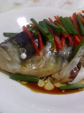 Steamed Male Fish Head
