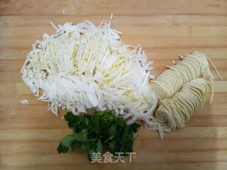 Cabbage Heart Mixed with Bean Shreds recipe