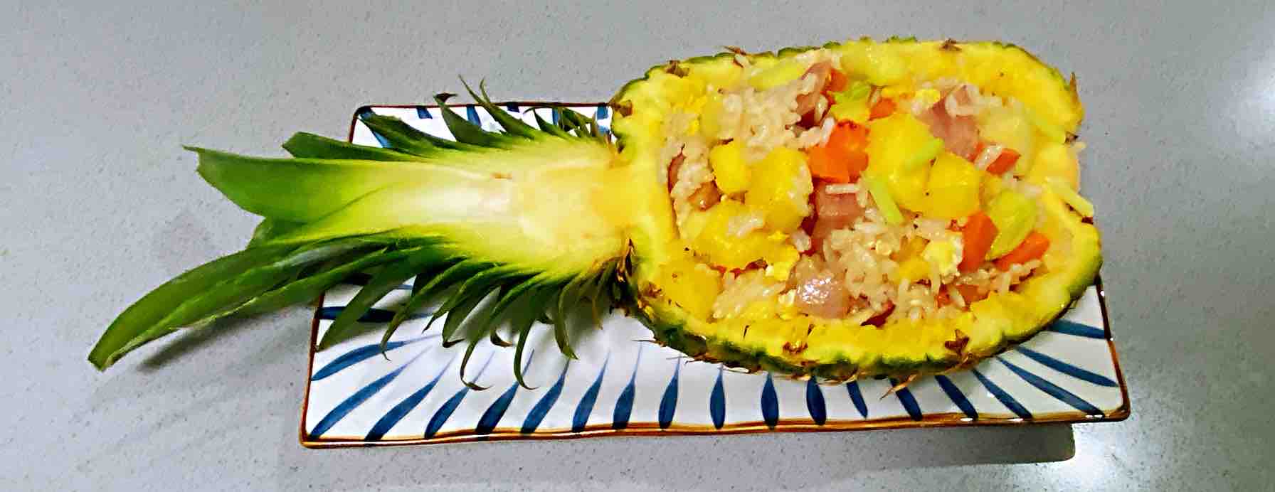 [recipe for Pregnant Women] Colorful Pineapple Rice, Bright Color and Sweet recipe