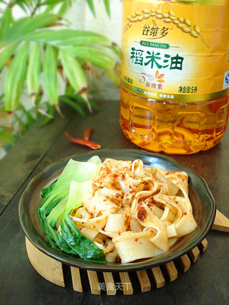 [arowana Rice Oil 5l] Trial Report 2 Oil Spilled Noodles recipe