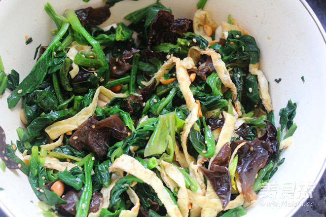 Cold Spinach Fungus recipe