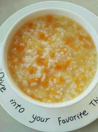 Pumpkin Apple Rice Porridge recipe