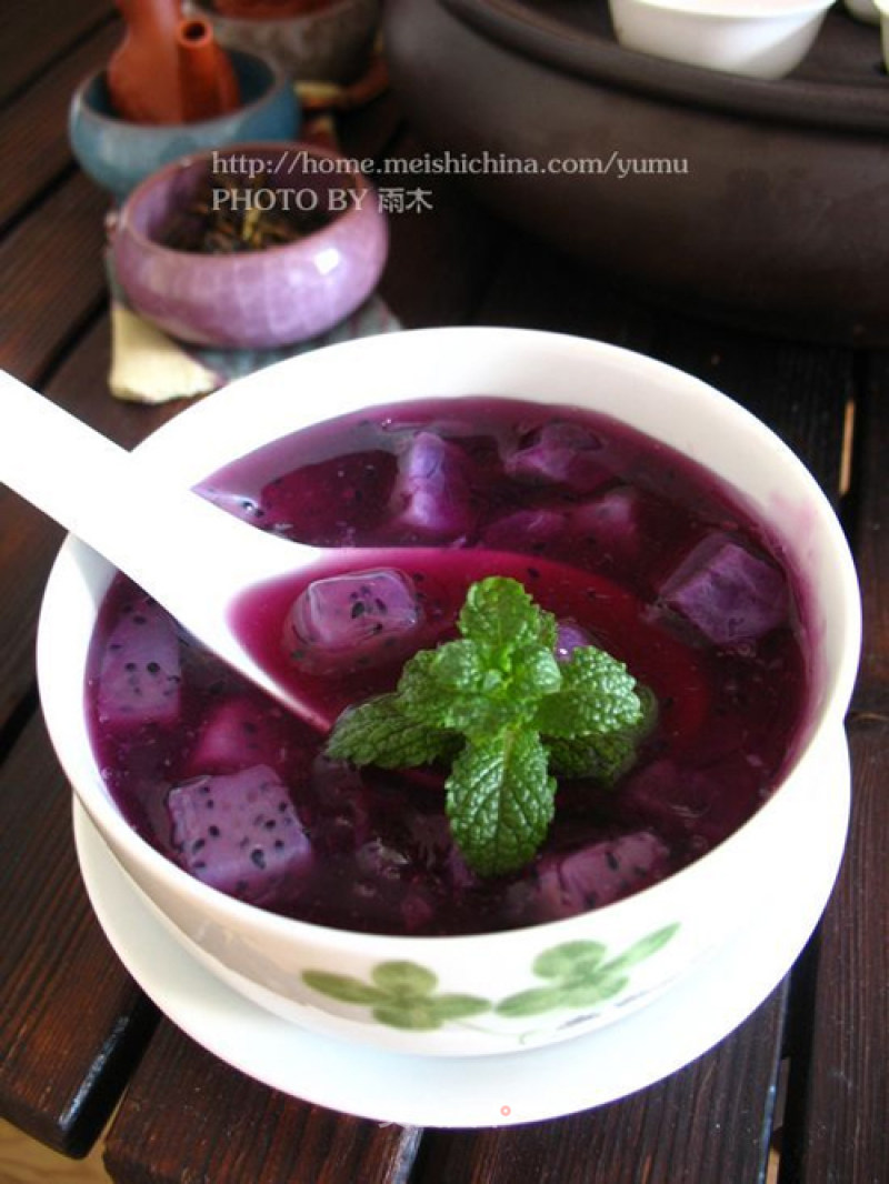 Fire Dragon Purple Sweet Potato Soup recipe