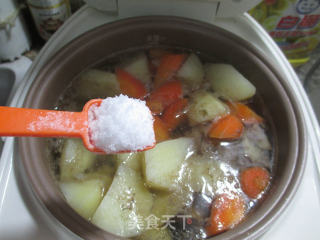 Carrot Potato Meat Bone Soup recipe