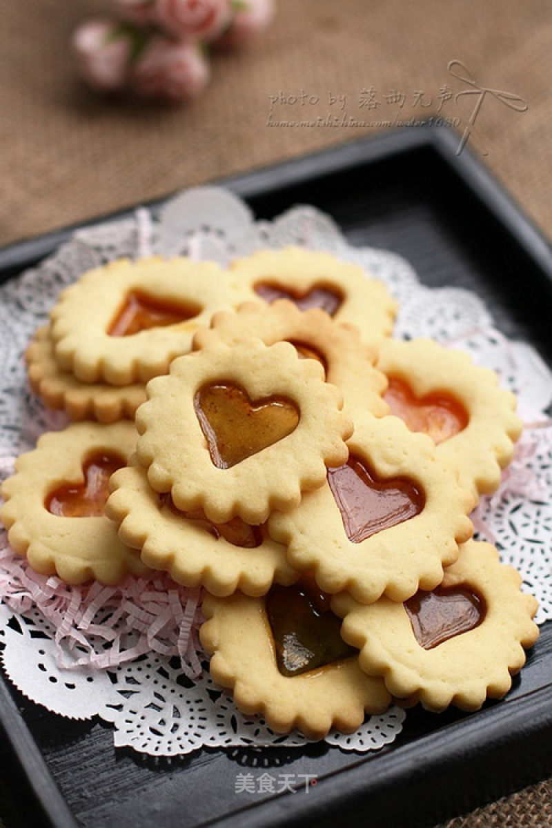 Glass Heart Biscuits