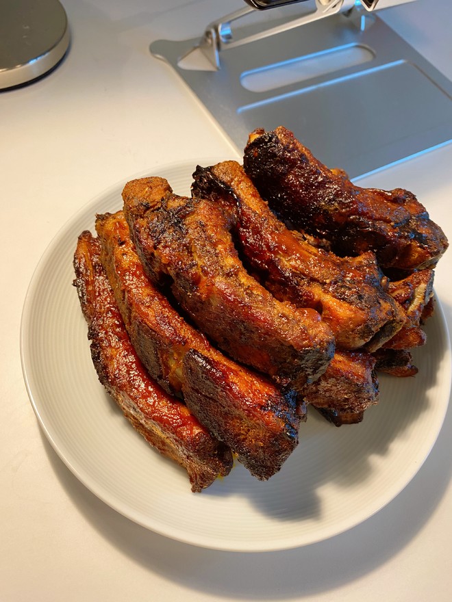 Grilled Ribs with Homemade Bbq Sauce, Crispy and Delicious, Melts in Your Mouth