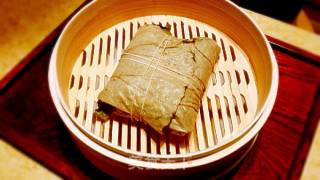 Glutinous Rice with Lotus Leaf Ribs recipe