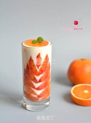 Blood Orange Yogurt Cup recipe