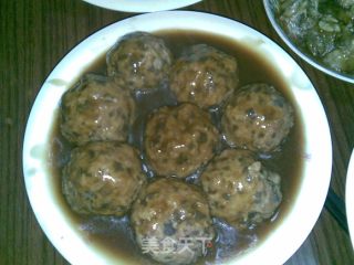 Meat Ball with Soy Sauce recipe