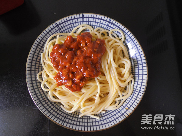 Noodles with Pork Soy Sauce recipe