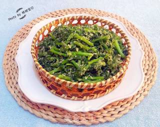 #快手懒人饭#fen Steamed Chrysanthemum recipe