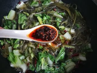 Stewed Vermicelli with Cordyceps Flower and Chinese Cabbage recipe