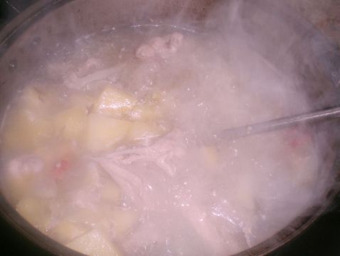 Chicken Spit Potato Soup recipe