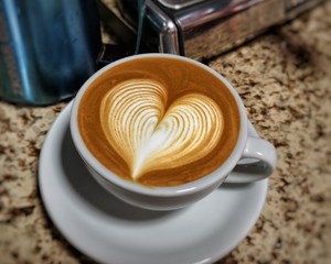 Coffee Latte Record (those Hearts💗) with Video recipe