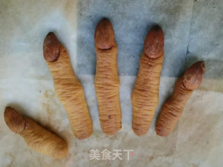Halloween Witch Finger Cookies recipe