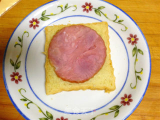 #trust of Beauty# Ham West Toast recipe