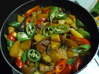 Braised Pork Belly with Potatoes recipe