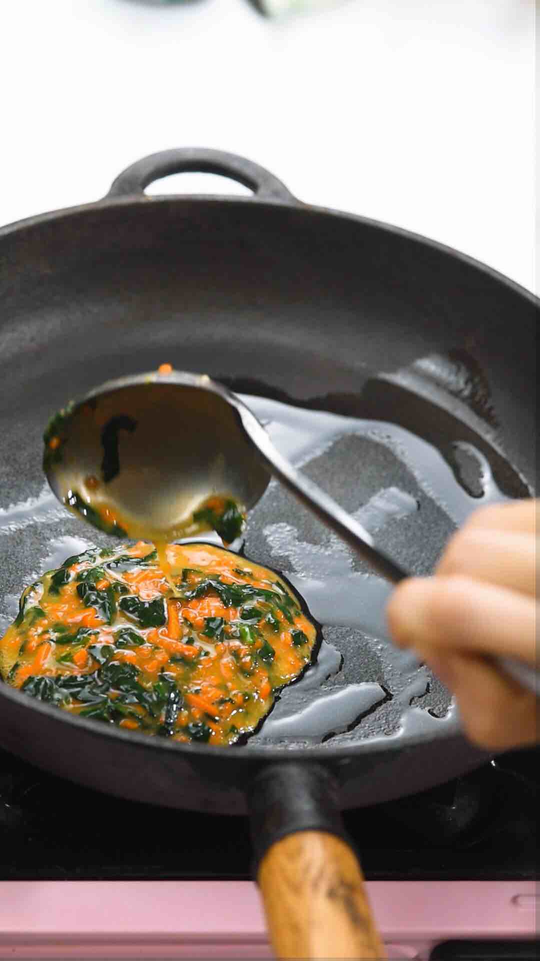 Carrot Spinach Quiche recipe