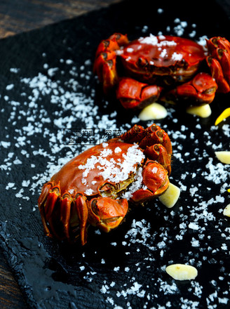 Grilled Crab with Lemon Sea Salt