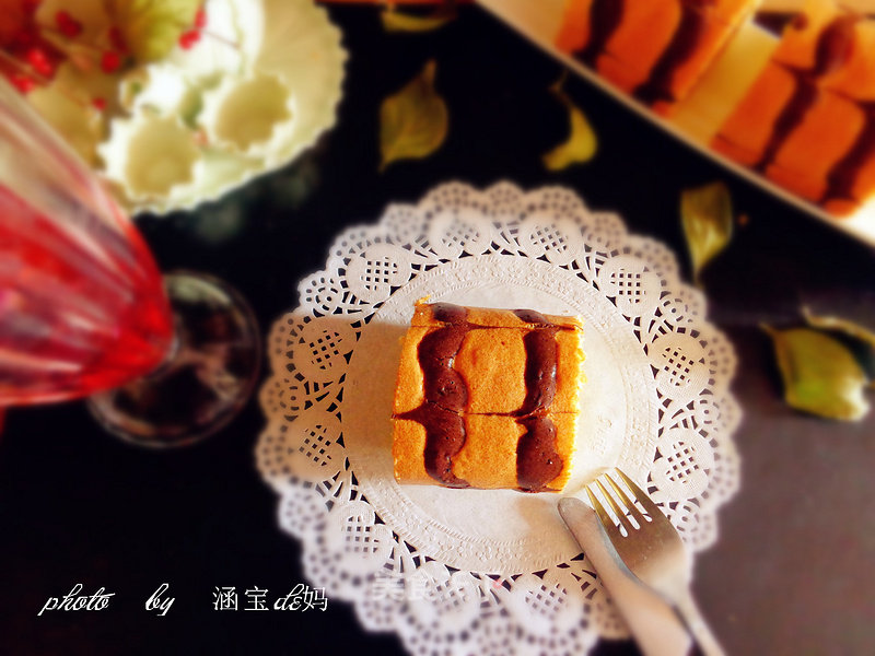 #aca Da600厨机# Trial of Chiba Pattern Cake Roll recipe