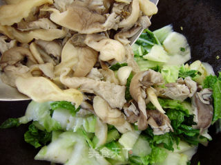 Home Cooking-stir-fried Cabbage with Fresh Mushrooms recipe