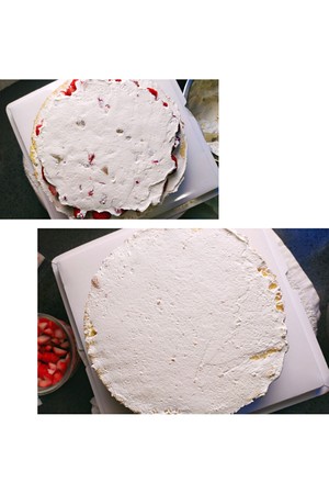 Small Fresh Strawberry Cake recipe