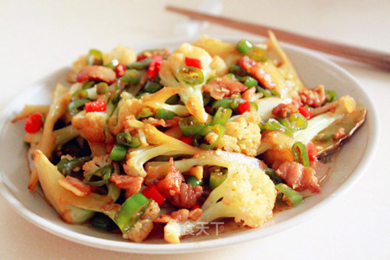 Small Stir-fried Cauliflower recipe