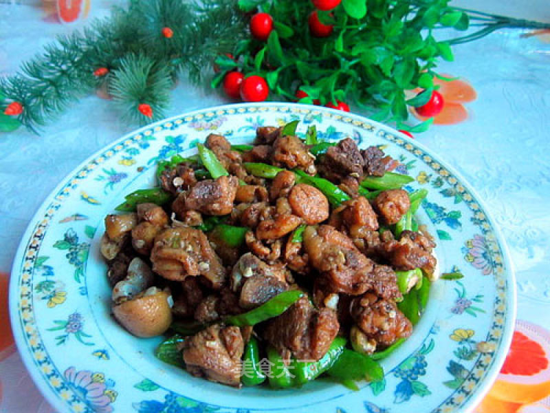 Stir-fried Diced Chicken from Farmhouse---home Cooking recipe