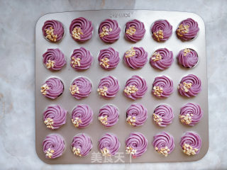 Purple Sweet Potato Peanut Cookies recipe