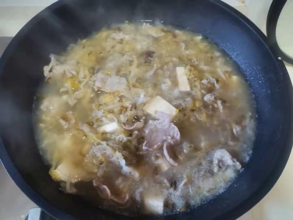 Lamb Sauerkraut Tofu Pot recipe
