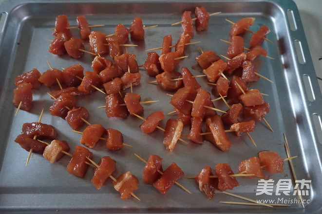 Toothpick Meat Skewers recipe