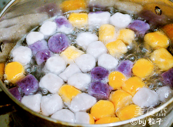 Taro Balls with Mango Coconut Milk recipe