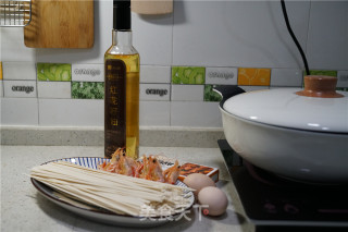 Shrimp and Egg Noodle Soup recipe