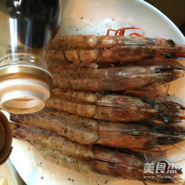 Steamed Prawns with Garlic Vermicelli recipe