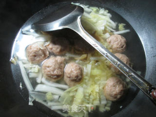 Beef Balls and Cabbage Soup recipe