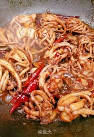 Spicy Squid Silk recipe