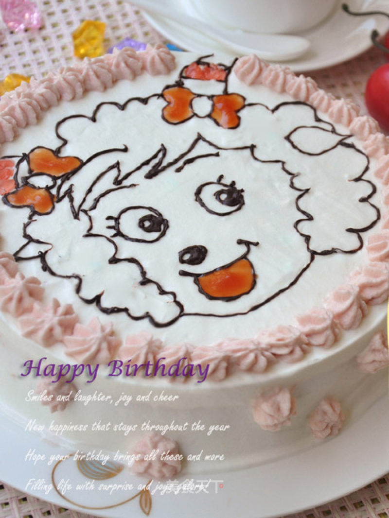 Beautiful Sheep Birthday Cake recipe