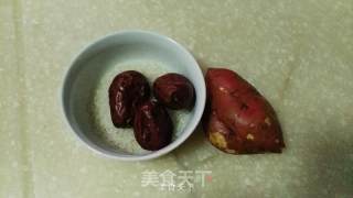 Milky Red Dates and Sweet Potato Rice Paste recipe