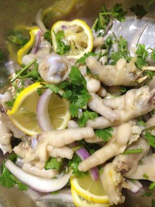 Lemon Chicken Feet recipe